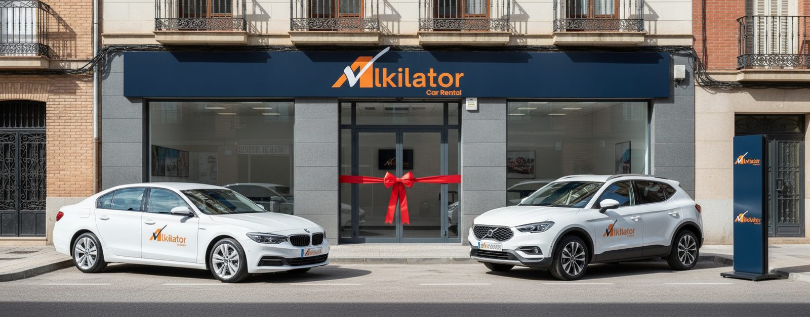 Oficina de alquiler de coches de Alkilator en Majadahonda, noroeste de Madrid