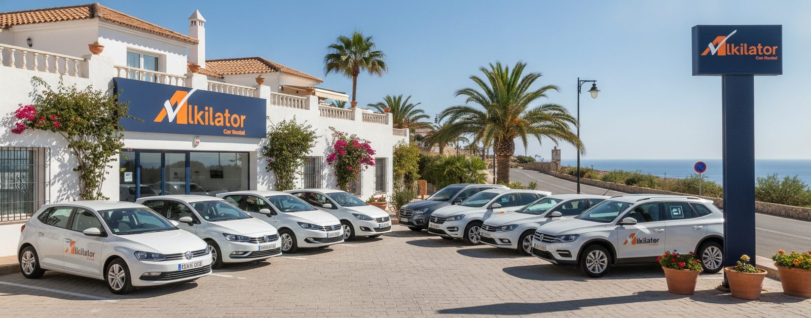 Flota de coches y furgonetas de alquiler de Alkilator