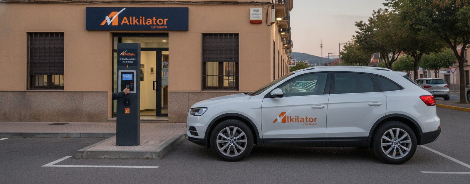 Recogida de coches de alquiler de Alkilator en un aeropuerto