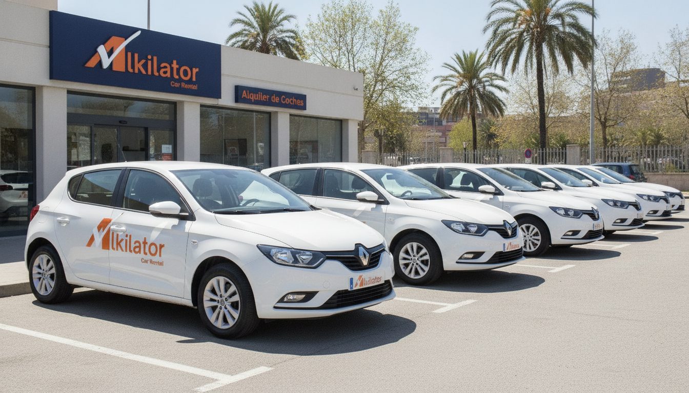 Alquiler de coches baratos en Barcelona — flota de Alkilator