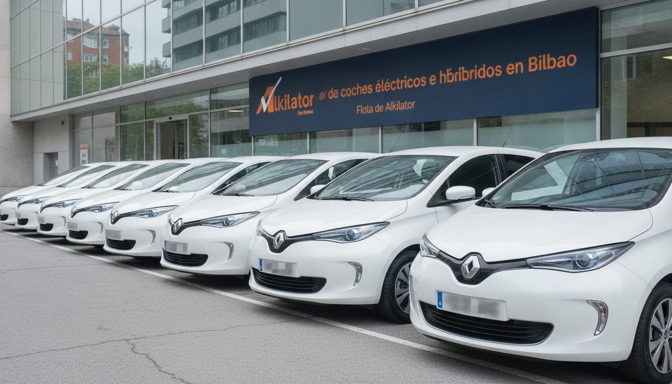 Alquiler de coches eléctricos e híbridos en Bilbao — flota de Alkilator