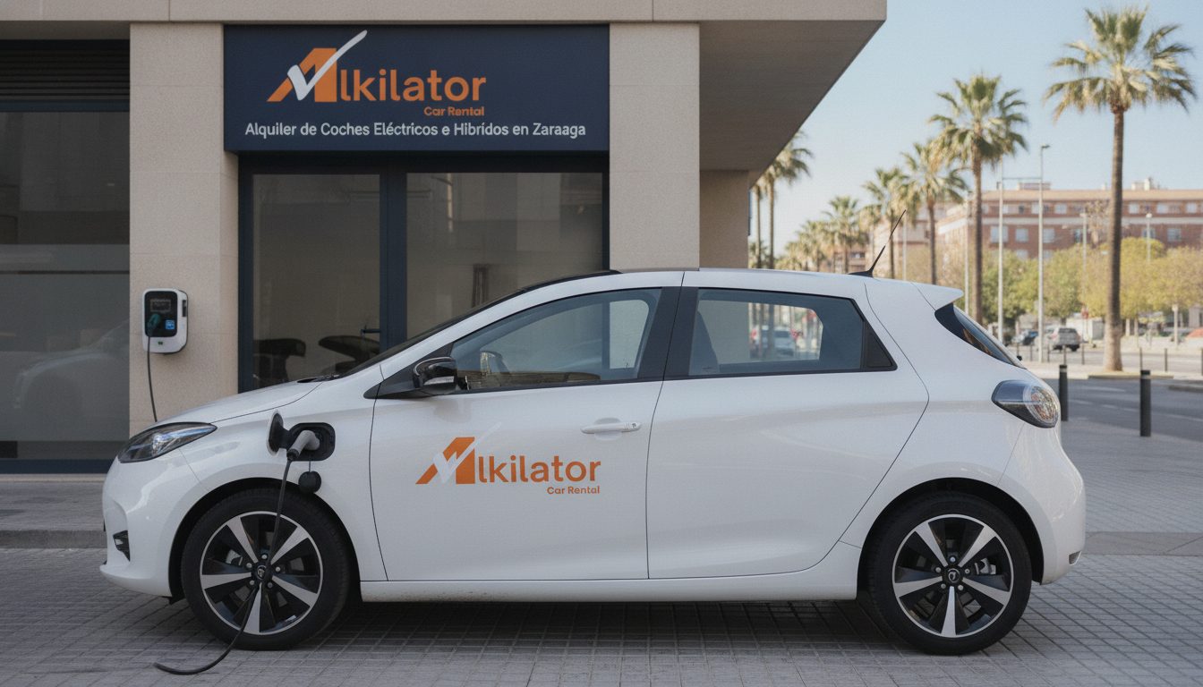 Alquiler de coches eléctricos e híbridos en Zaragoza — flota de Alkilator