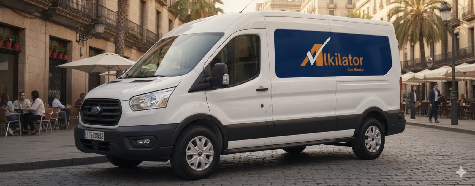 Furgoneta de 9 plazas de alquiler para viajar en grupo